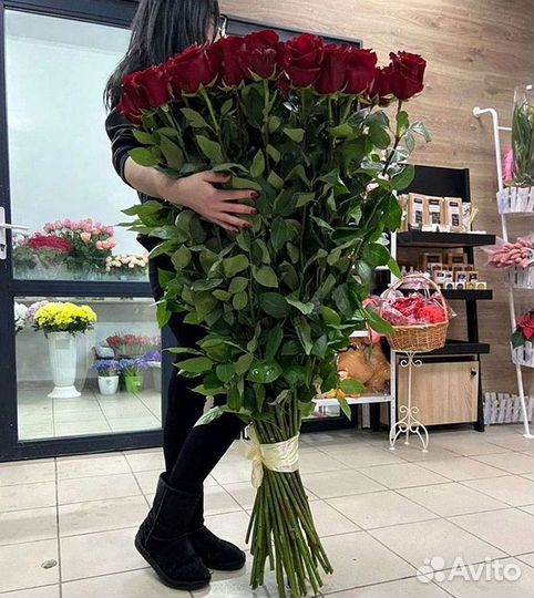 Высокие розы, букеты, цветы Доставка