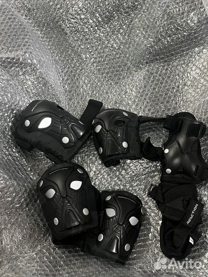 Коньки детские раздвижные29-32,наколенники/налокот