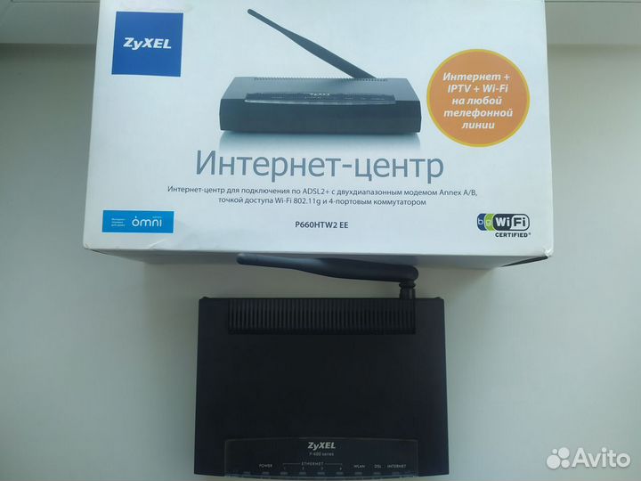 Модем (Zyxel P660HTW2 EE)