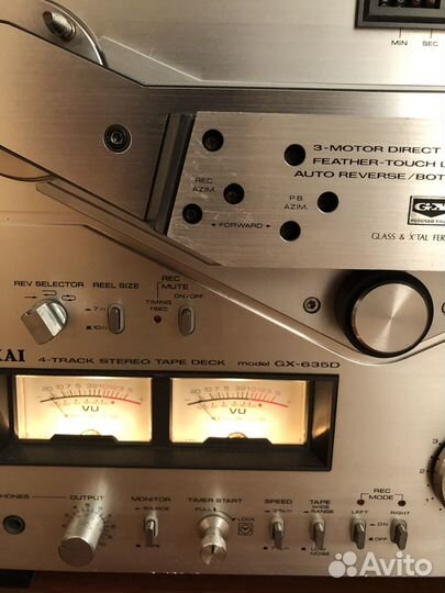 Катушечный магнитофон akai gx 635D
