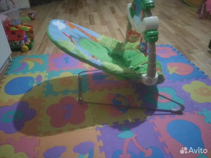 Кресло качалка/ шезлонг Fisher-Price