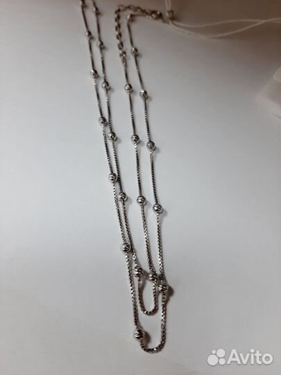 Серебряное колье проба 925 Арт.007394000124