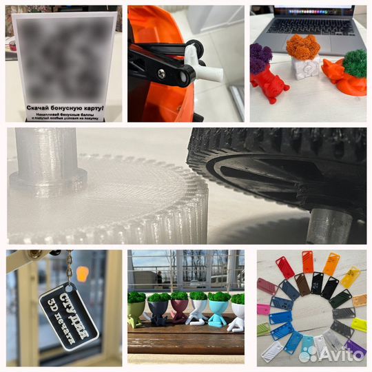 Печать на 3D принтере (FDM, SLA)