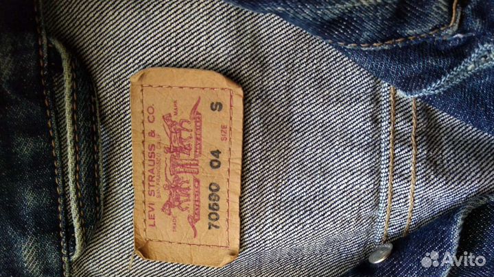 Куртка джинсовая levi's