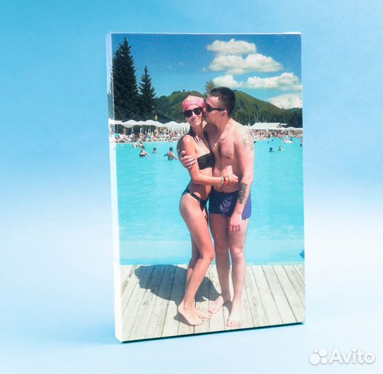 Портрет на холсте по фото (печать)