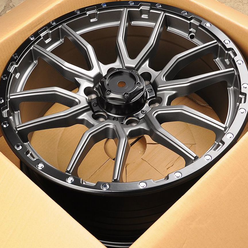 Диски на Toyota Prado,Tank 300 KoKo Kuture YF6098 9x20/6x139.7 D106.1 ET30 Matte Gunmetal With Black
