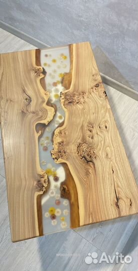 Стол из Эпоксидной смолы и дерева от производителя