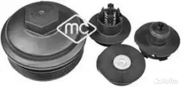 Metalcaucho 03841 Крышка фильтра без клапана пласт