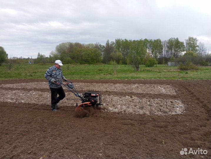 Культивация земли мотоблоком
