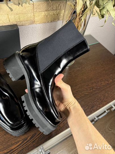 Ботинки Челси 37р лаковые Premium оригинал