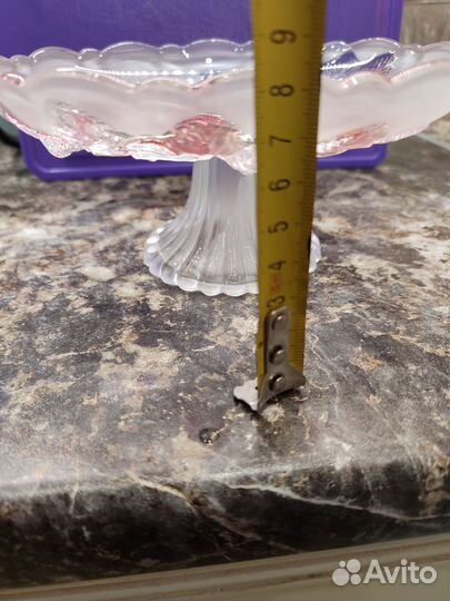 Ваза конфетница, салатницу, хрусталь