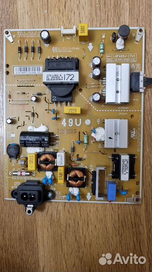 Материнская плата LG 49UM7090PLA с блоком питания