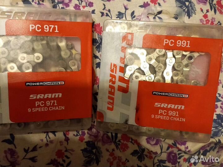 Sram PC-971 и KMC Z7 цепи на 9 и 6-7 скоростей