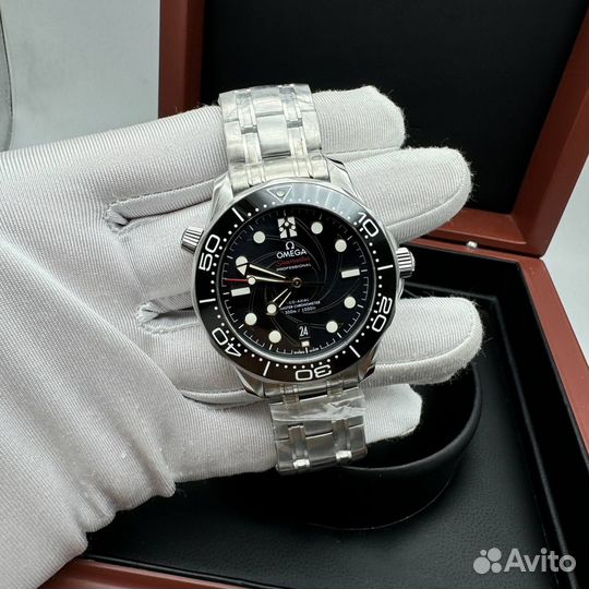 Премиум Omega Seamaster мужские механические часы