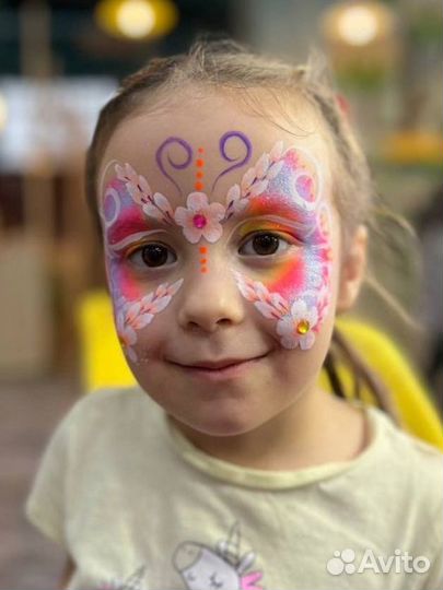 Аквагрим для детей на лице