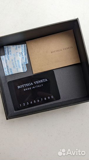 Мужской кошелек синий Bottega Veneta