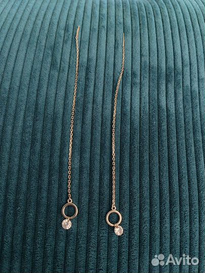 Серьги серебряные