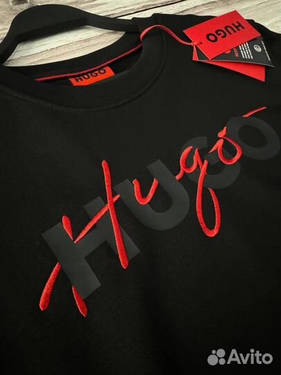 Свитшот Hugo Boss мужской черный люкс