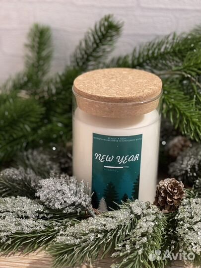 Арома свеча свеча для дома новогодняя свеча