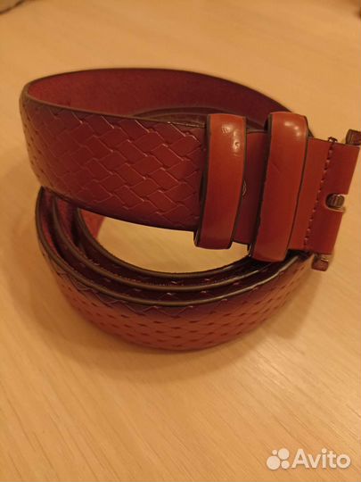 Мужской кожаный ремень Италия