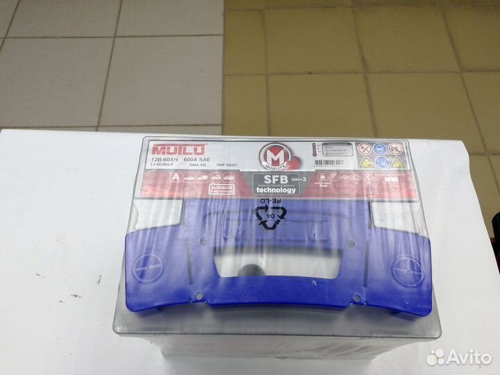 Аккумулятор Mutlu SFB 60ач