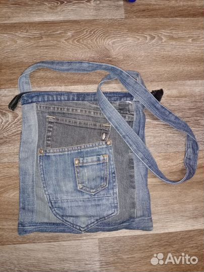 Сумка джинсовая