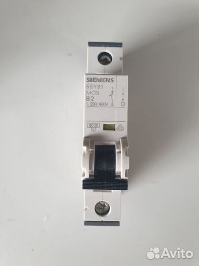 Авт. выкл. Siemens 5SY6102-6, 1P, 2, 6кА, B