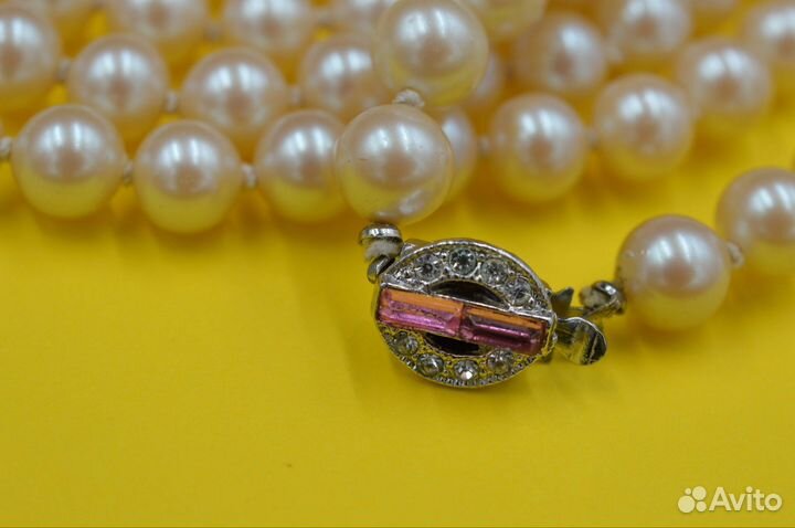 Бусы длинные стиль ар-деко жемчужные винтаж Нитка