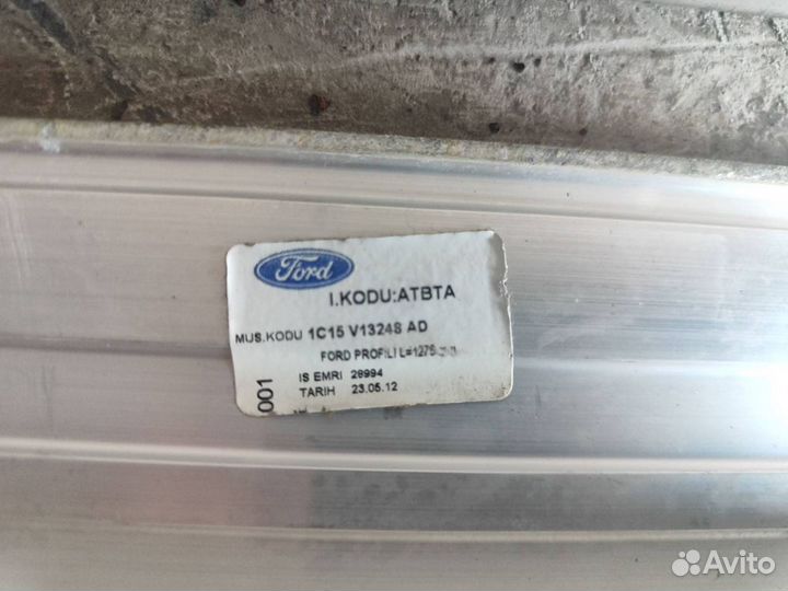 Накладка внутренняя на порог Ford Transit 7 2012