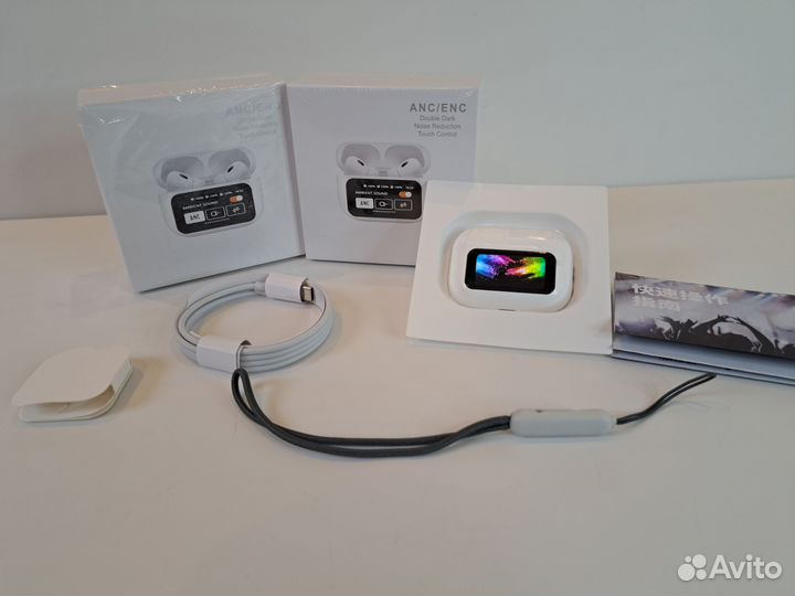 Беспроводные наушники air pro 2 с дисплеем