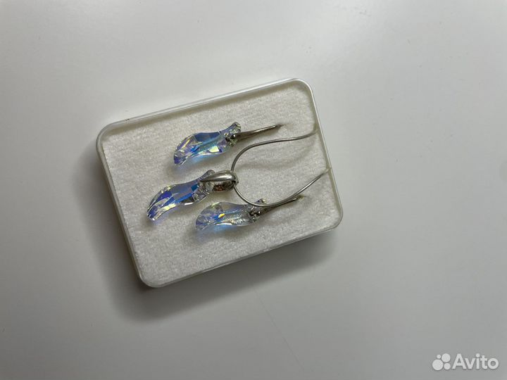 Серьги swarovski