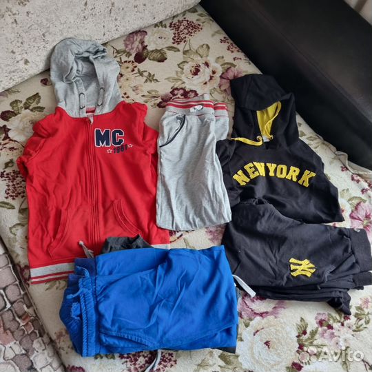 Вещи пакетом на мальчика 128-146