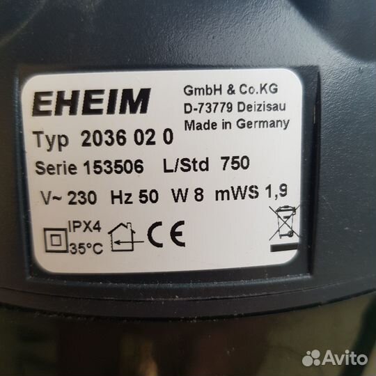 Фильтр для аквариума eheim