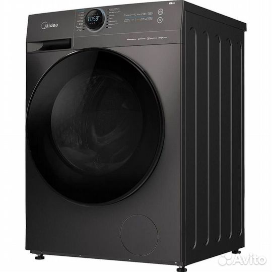 Стиральная машина midea mf200d80wbs/s черный