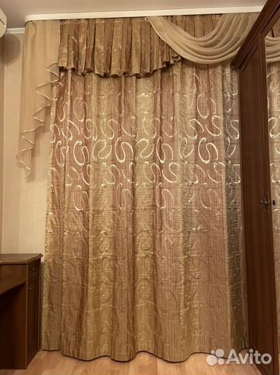 Комплект шторы, тюль, покрывало бу