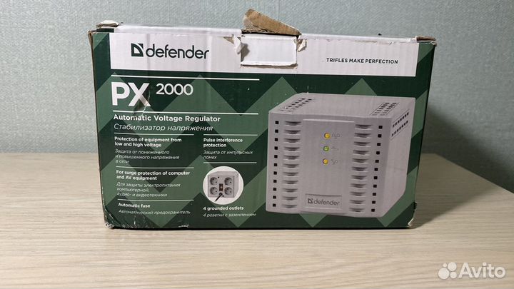 Стабилизатор напряжения defender px 2000 до 1000Вт