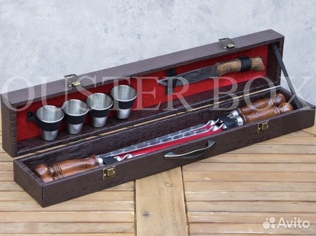 Подарочный набор с шампурами 