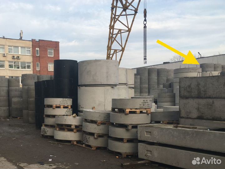 Жб кольцо с дном дк 7-9 паз/гребень заводской ГОСТ