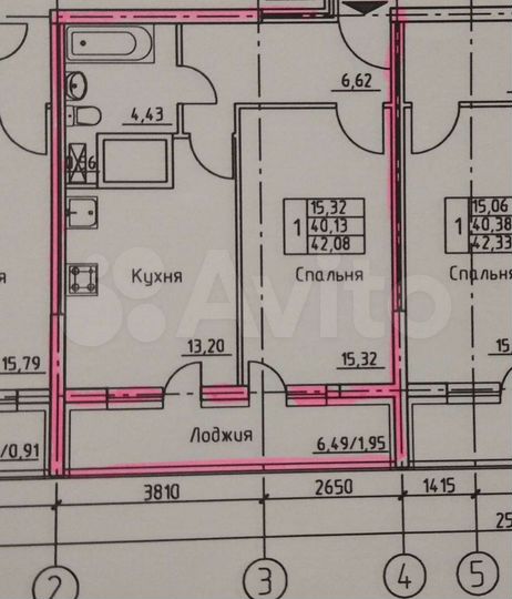 1-к. квартира, 43,7 м², 20/25 эт.