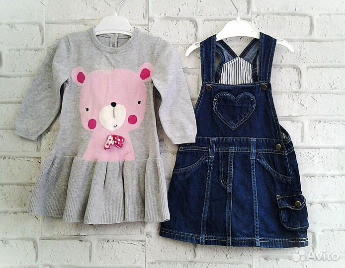 Вещи на девочку р.86-92 пакетом (11 шт.)