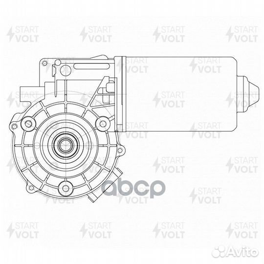 Моторедуктор стеклоочистителя Mercedes-Benz Actros