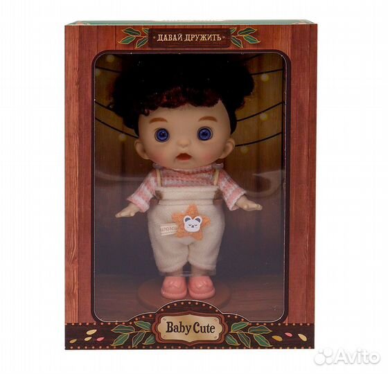 Кукла Baby Cute 18 см с кудряшками от Funky Toys F