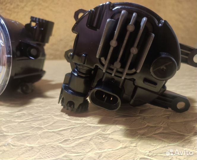 Диодные птф на Тойота Камри Toyota Camry с линзой