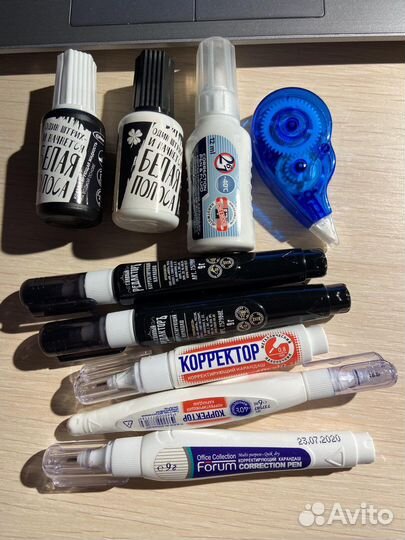 Замазка корректор штрих