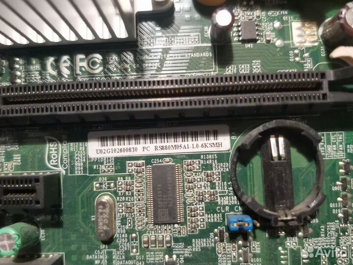 Материнская плата AM3 rs880m05a1-1.0-6ksmh