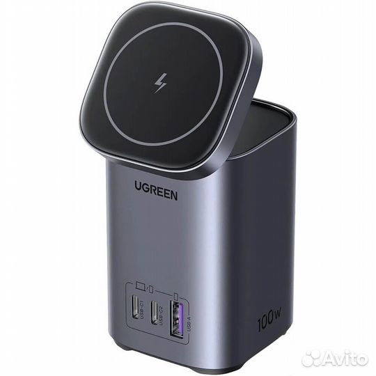 Беспроводное зарядное устройство Ugreen CD342 2в1