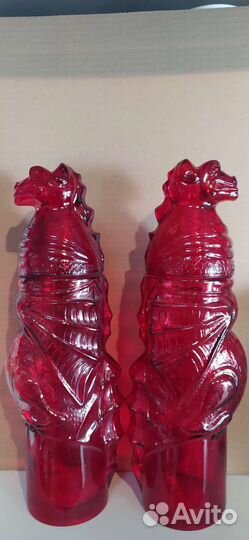 Бутыль стеклянная в виде дракона