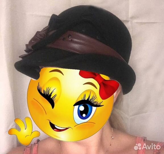 Шляпка женская фетровая