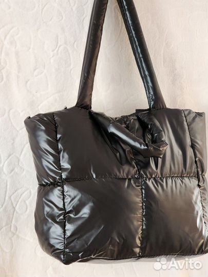 Сумка шопер дутая