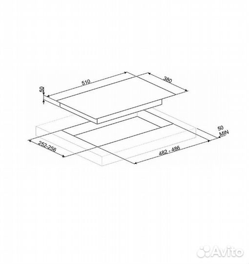 Газовая варочная поверхность Smeg PV632CNR